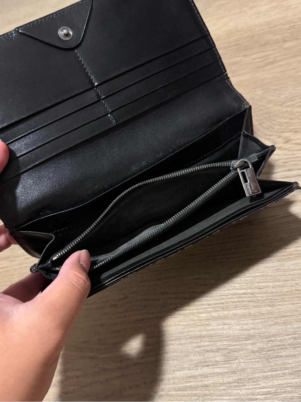 Fendi Vintage Zucca FF Monogram Brown Long Continental Wallet - Picture 8 of 9
